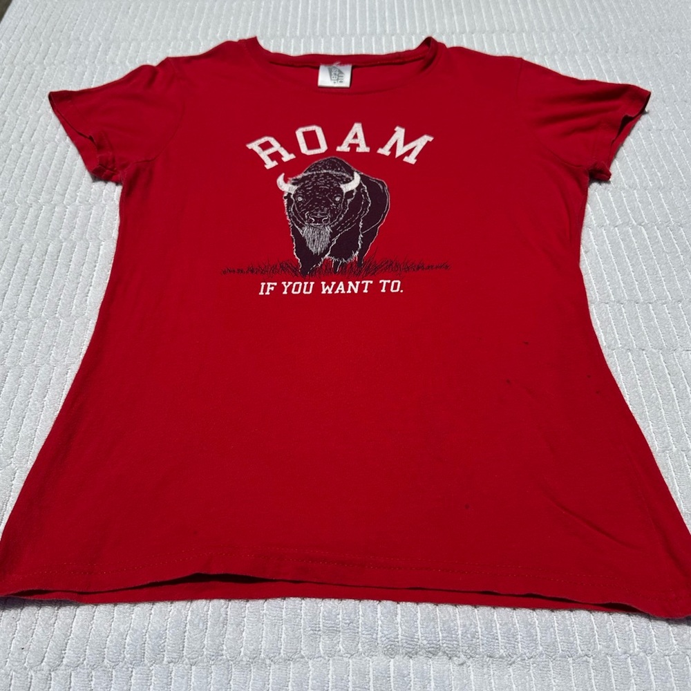 NO STAR WOMENS BUFFALO TEE SHIRT M